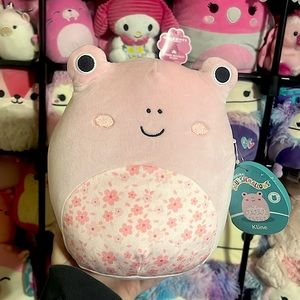 Kline the frog squishmallow cherry blossom ftm 8”